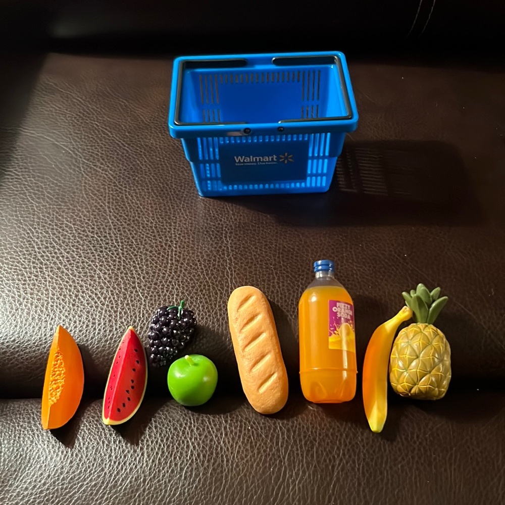 Walmart food basket for 18 inch dolls.